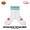 COOKMAN Rib Crew Socks FAT Logo White 153-43164画像